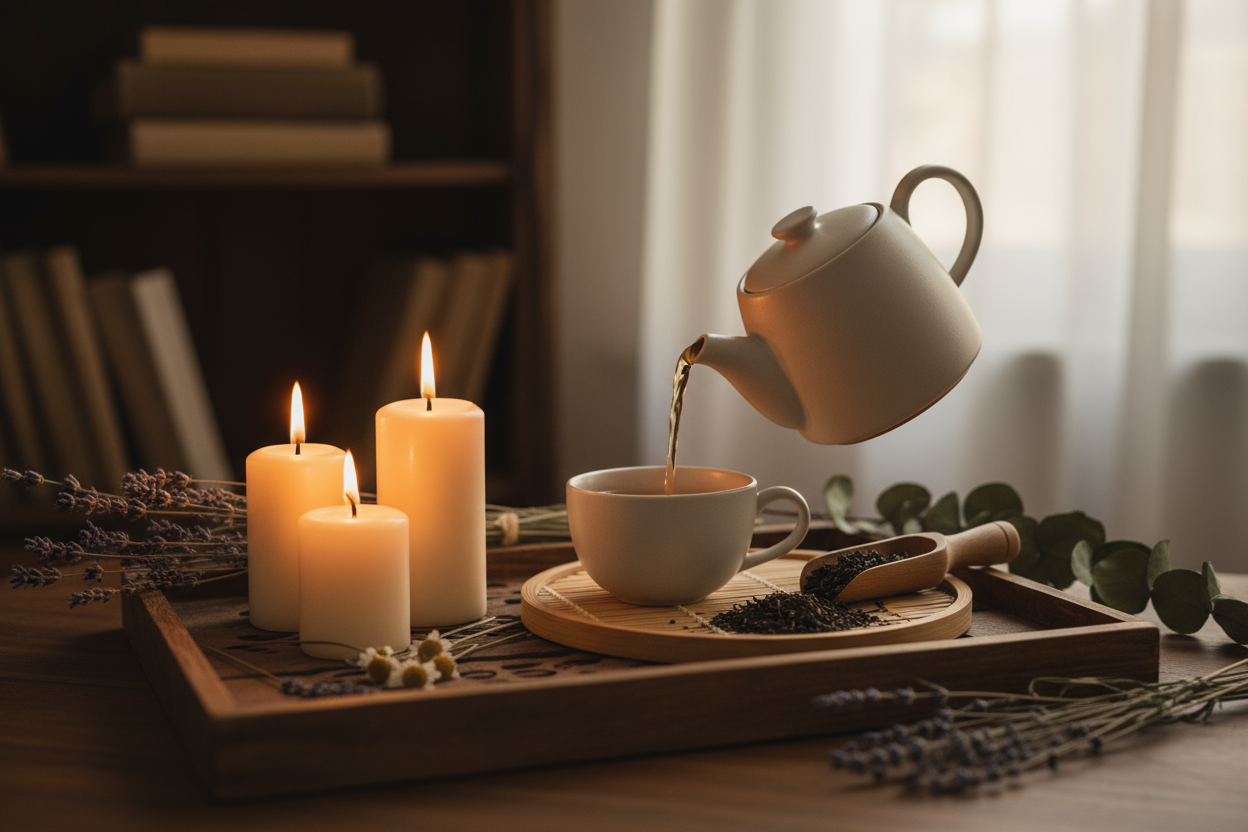 CANDLE + TEA